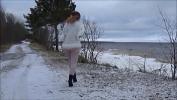 หนังxxx No skirt in pantyhose Winter walk without panties ฟรี